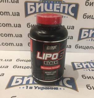 NUTREX Lipo 6 Black Extreme Potency - 120 caps