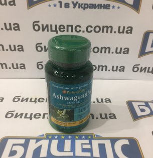 Puritans Pride Ashwagandha Standardized Extract 300mg 50 Capsules