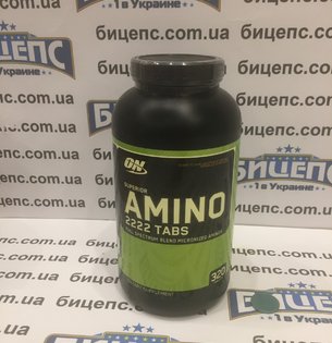 Optimum nutrition Superior amino 2222 tabs, 320 tablets