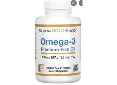 California gold nutrition omega-3 100 cap