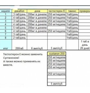 Вечный курс стероидов схема